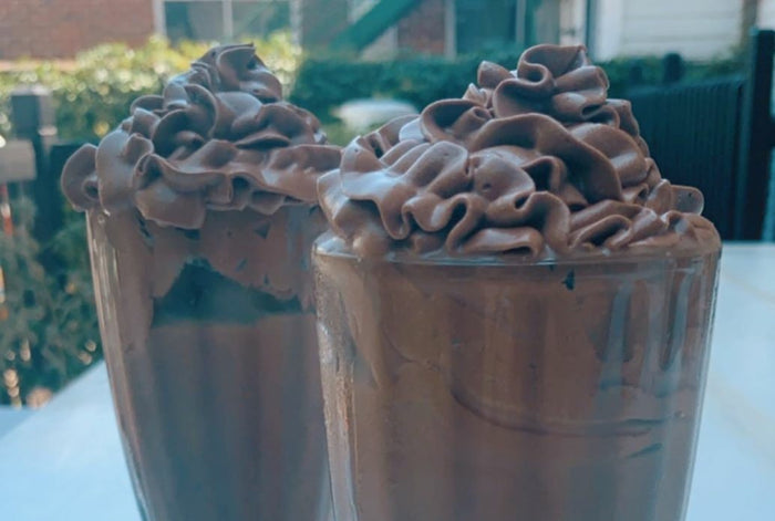 Iced Mocha with Decadent Vegan Chocolate Whipped Cream